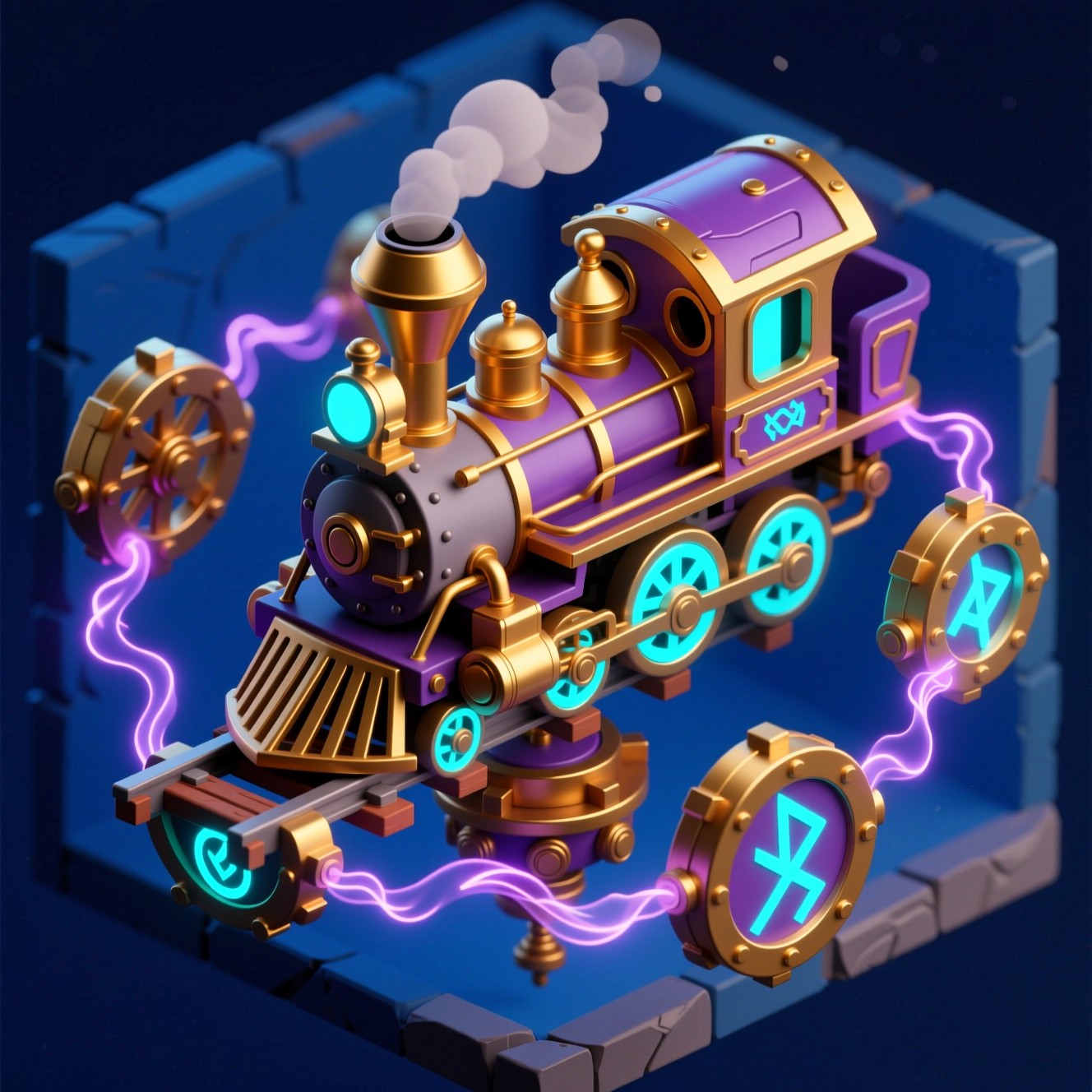 Mercury Magic Train Engine Free Magical Floating Locomotive Image - Locomotive, Magical, Fantasy ...