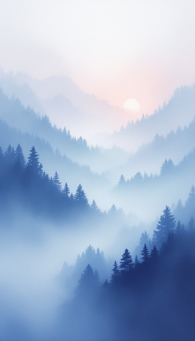 Free Misty Mountain Dawn Image - Mountains, Fog, Sunrise | Download at ...