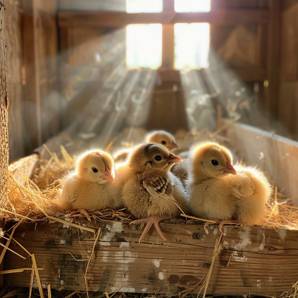 Free Chicks Nesting Together Image - Chicks, Straw, Sunlight | Download ...