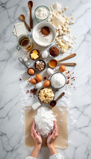Download Vintage Baking Scene Image - Vintage, Baking, Marble | StockCake