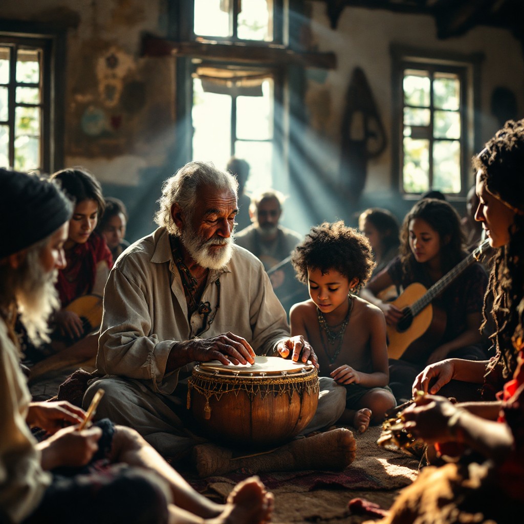 Surkin Free Generations Making Music Image - Musician, Elder, Apprentice ...