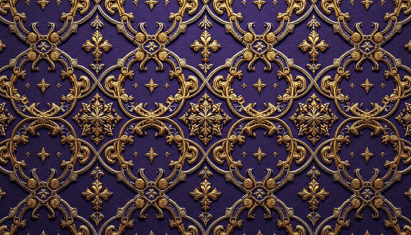 Purple Got Pattern Free Gothic Purple Pattern Image - Pattern, Medieval, Gothic | Download ...