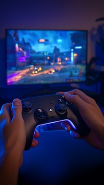 Free Gaming Night Session Image - Gaming, Controller, Neon | Download ...