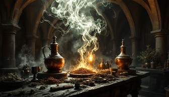 Free Ancient Brewing Ritual Image - Cauldrons, Vessels, Copper ...