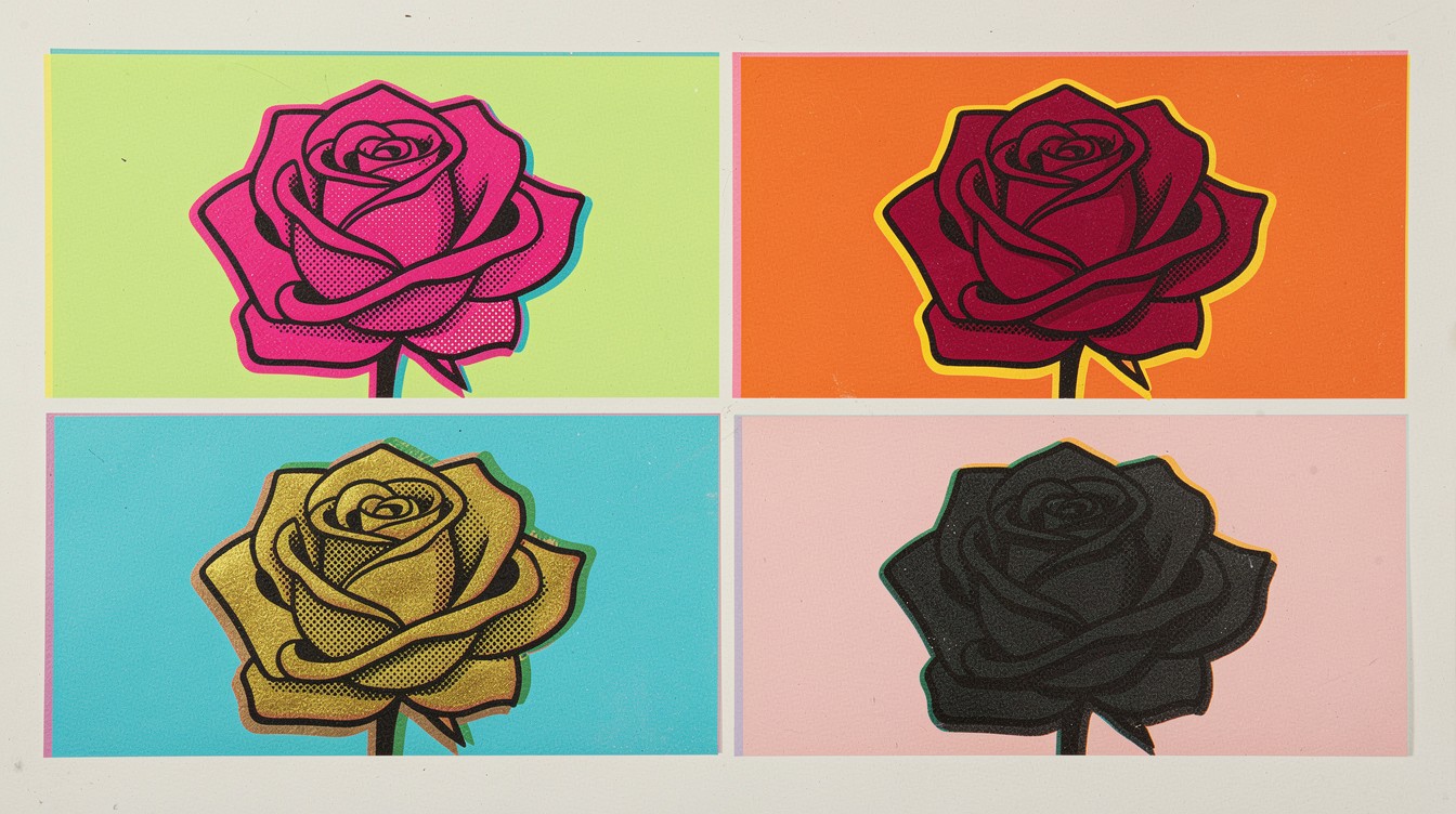 Pot Art Roses Free Pop Art Roses Image - Pop-art, Roses, Flowers | Download at StockCake