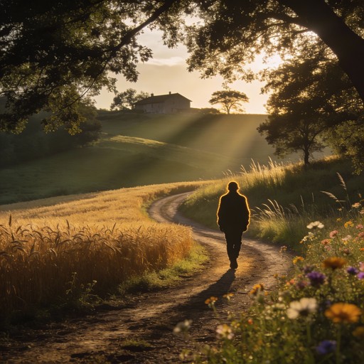Free Sunset Country Walk Image - Sunset, Solitude, Walk | Download at ...