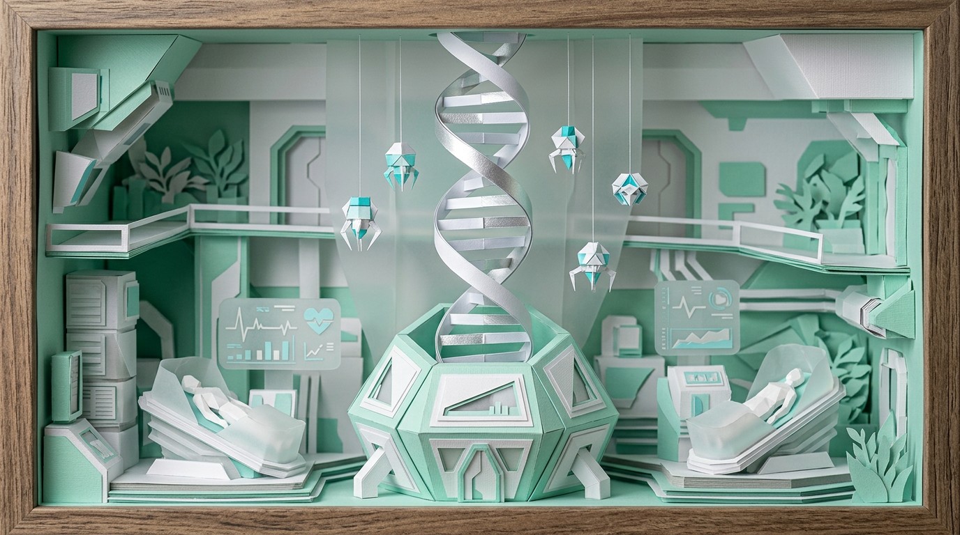 Free Futuristic Paper Hospital Image - Origami, Papercraft, Medical ...