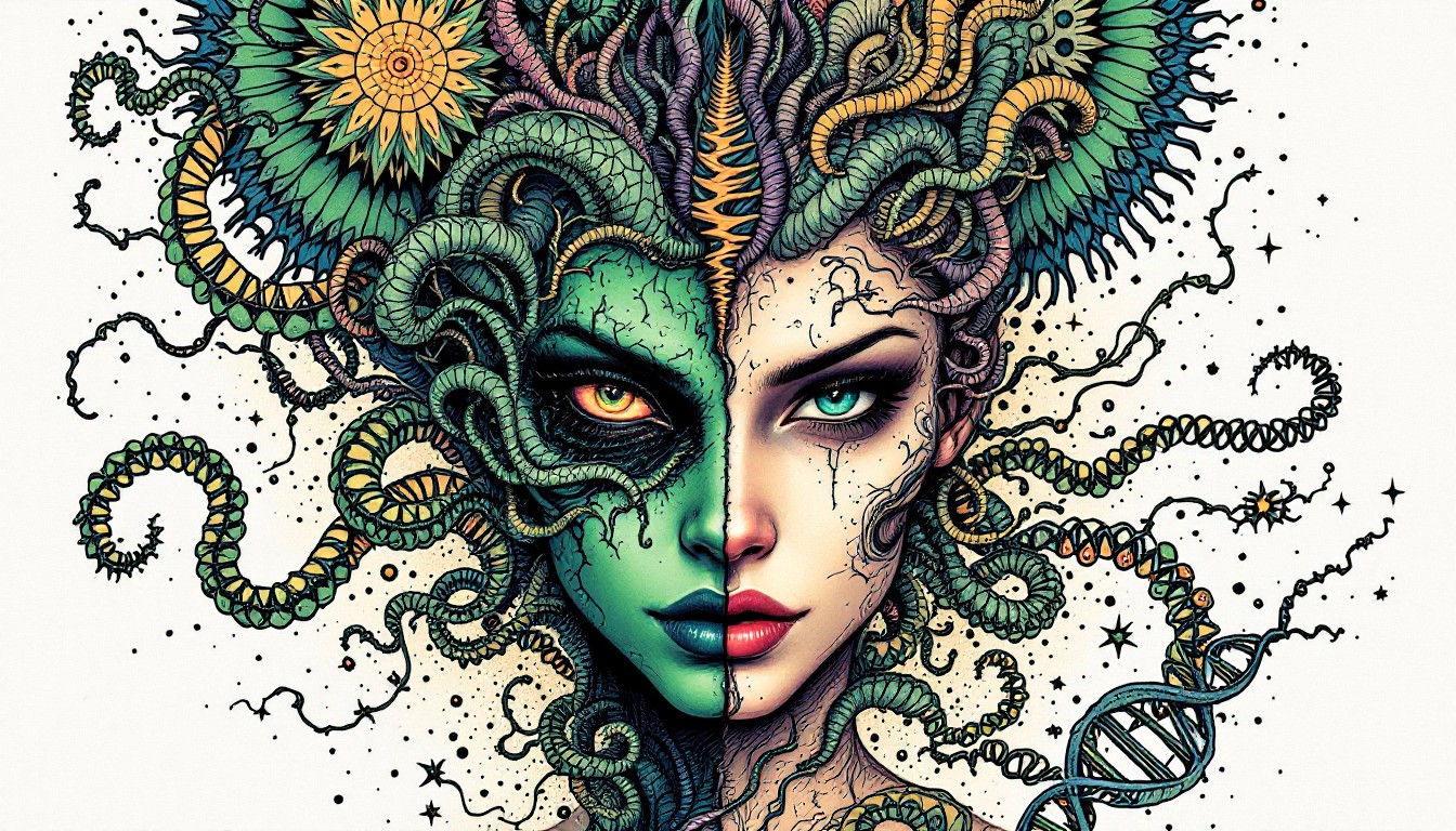 Mutated Design Free Mutation Tattoo Art Image - Mutation, Transformation, Tattoo ...