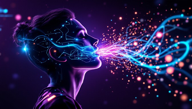 Free Digital Breath Flows Image - Cyberpunk, Neon, Holographic ...