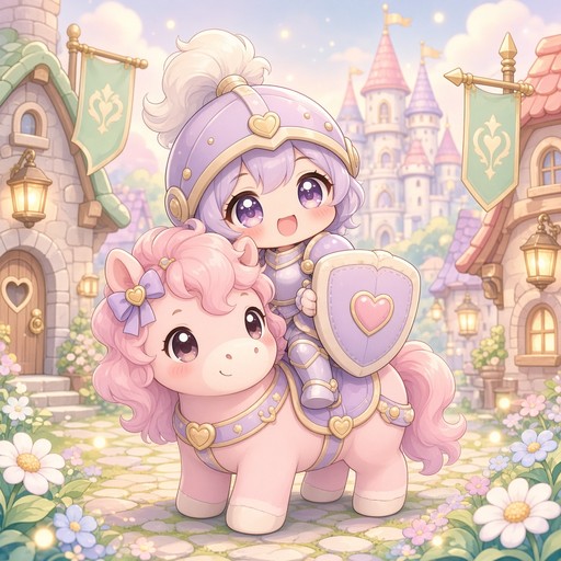Download Pastel Chibi Knight Image - Chibi, Kawaii, Knight | StockCake