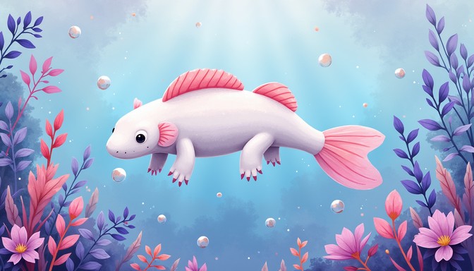 Download Magical Axolotl Dream Image - Axolotl, Underwater, Magical ...