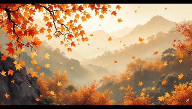 Free Autumn Mountain Serenity Image - Autumn, Mountains, Leaves ...