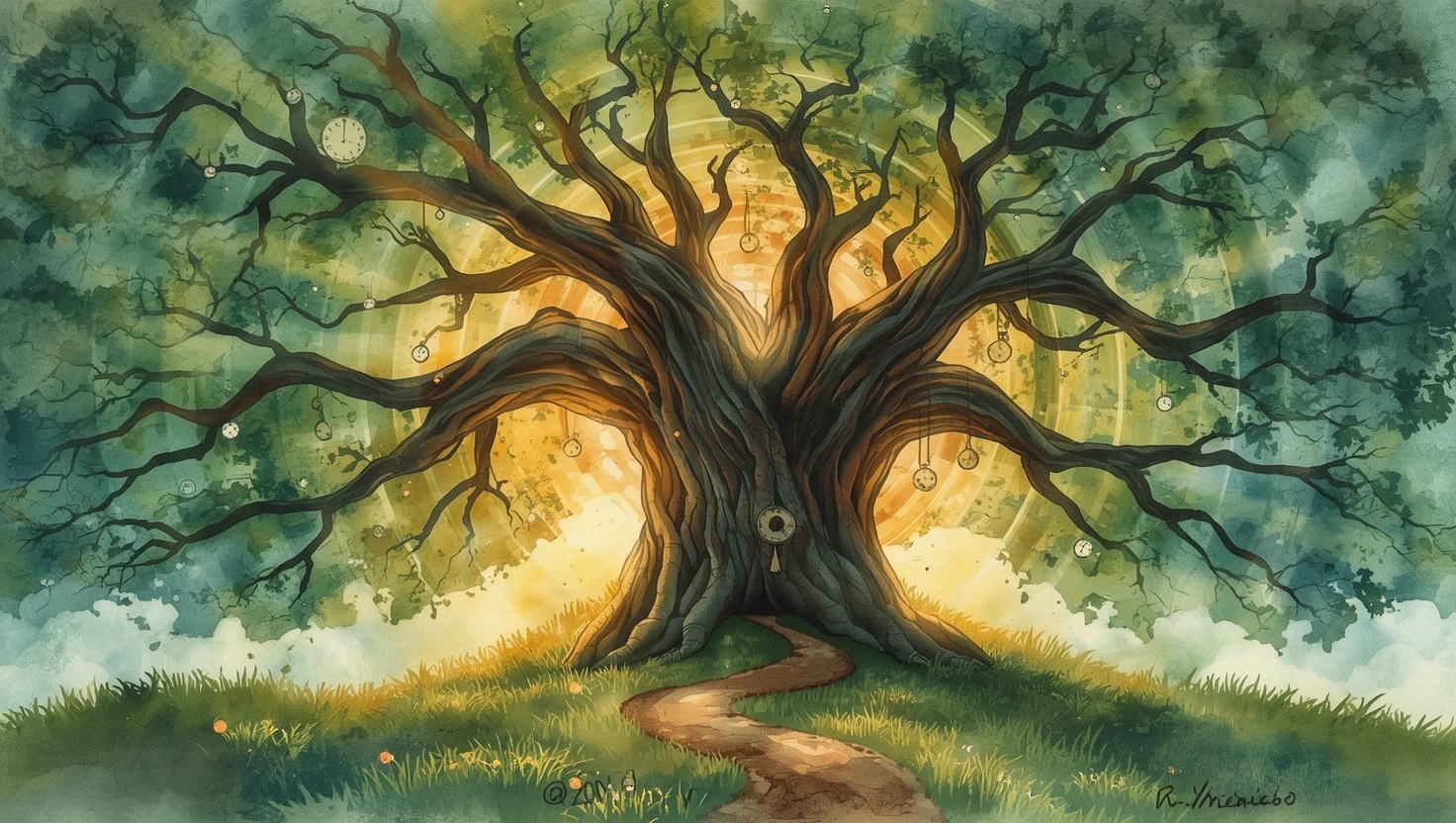 Free Seasons Through Time Photo - Watercolor, Tree, Forest | Download ...