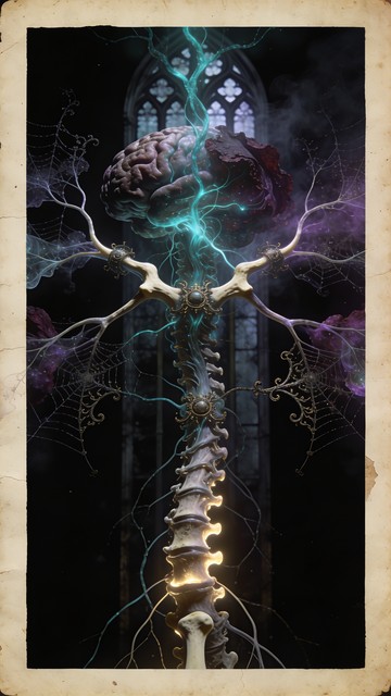 Gothic Injuries Free Spine Gothic Art Image - Gothic, Spine, Darkness | Download at ...