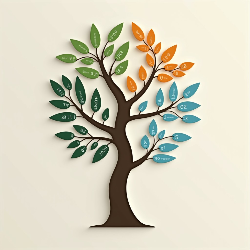 Free Four Seasons Tree Image - Tree, Seasonal, Minimalist | Download at ...
