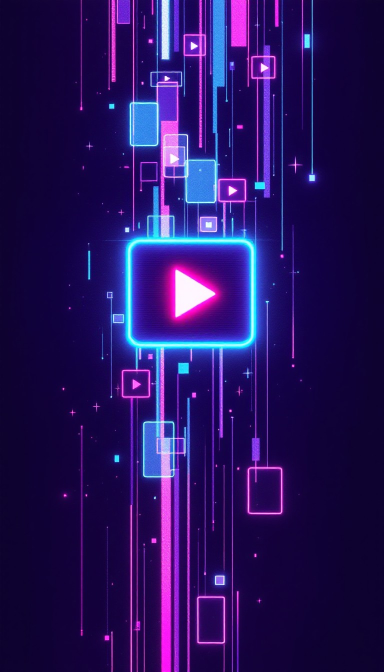 Neon Stream Free Digital Stream Flows Image - Cyberpunk, Neon, Pixel | Download at ...