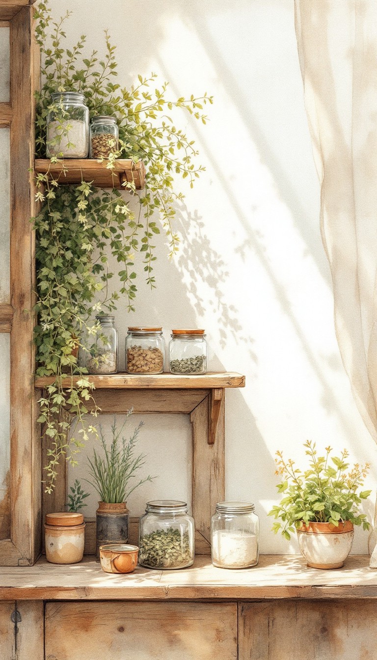 Rustic Seasoning Display Free Rustic Herb Display Image - Botanical, Rustic, Sunlit | Download ...