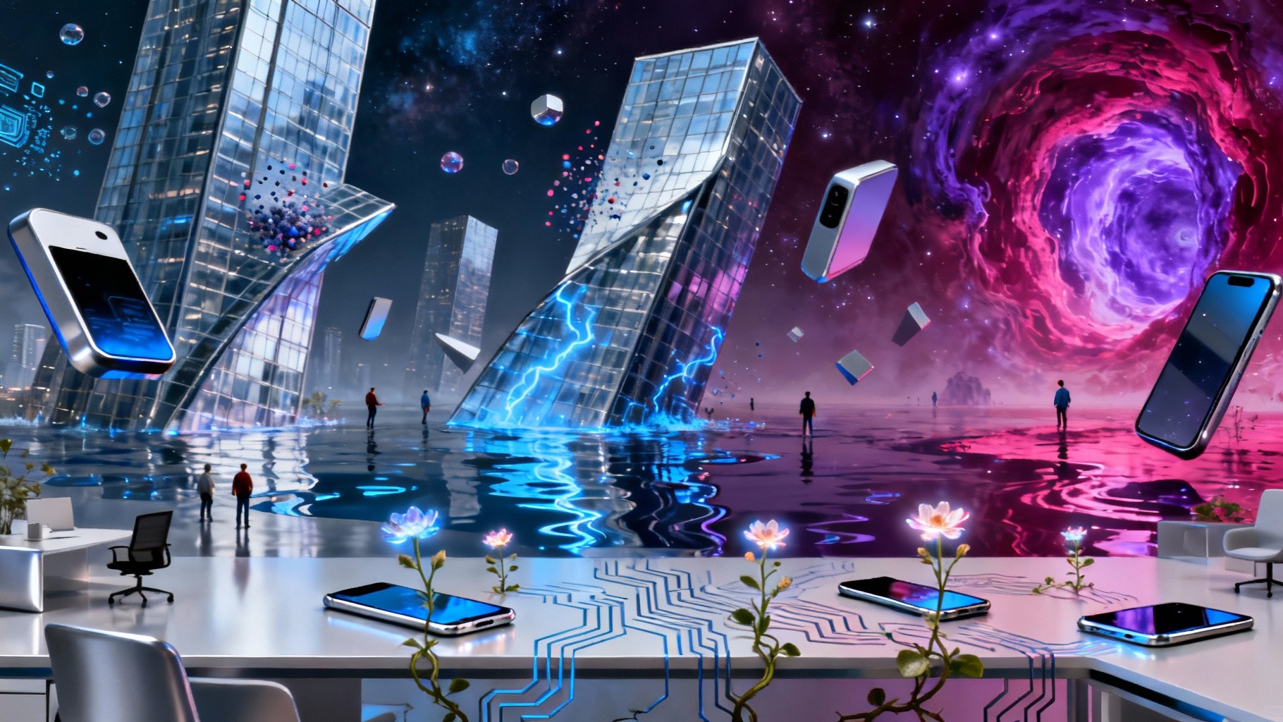 Free Technology Meets Fantasy Image - Surreal, Cityscape, Fantasy ...