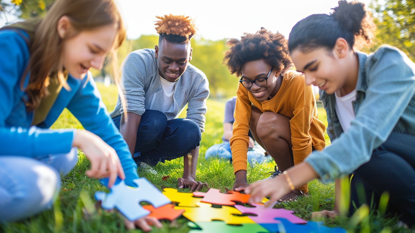 Free Joyful Outdoor Activity Image - Friends, Puzzle, Outdoor ...