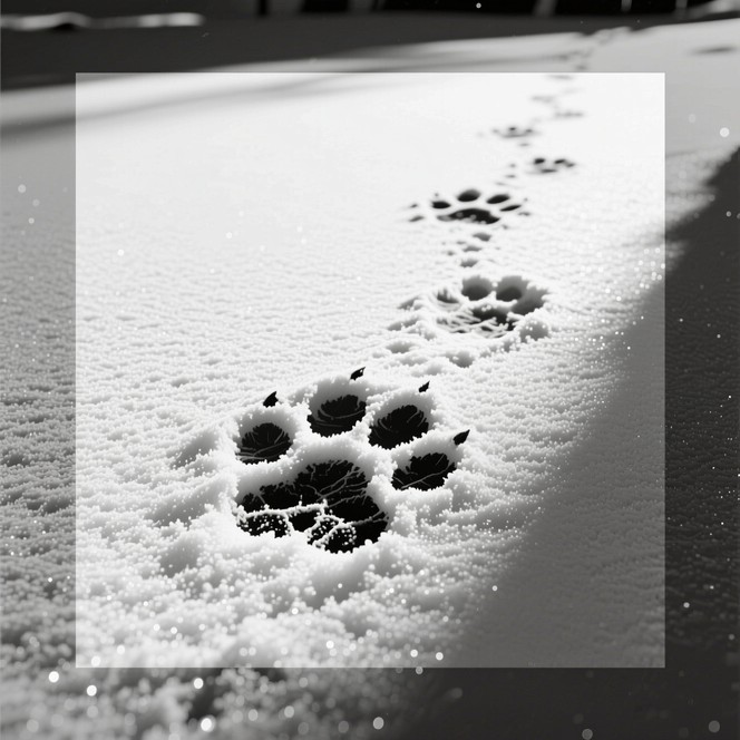 Free Winter Cat Tracks Image - Cat, Paw, Prints | Download at StockCake