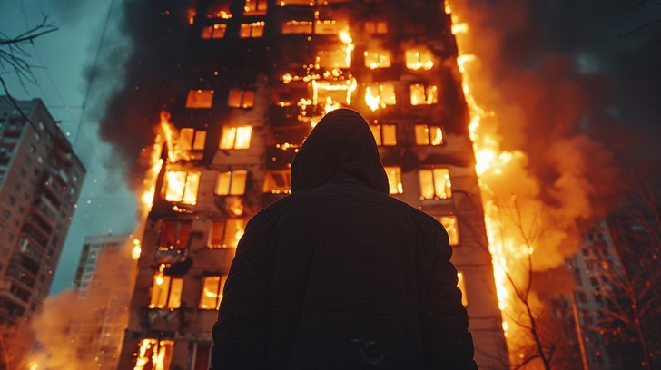 Free Building Ablaze Night Image - Fire, Night, Building | Download at ...