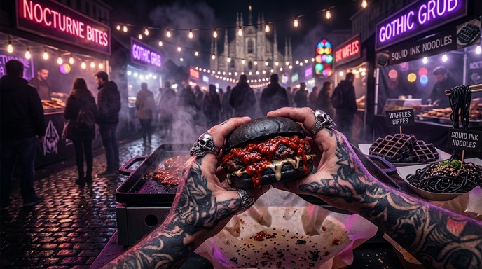 Free Gothic Burger Ritual Image - Gothic, Burger, Dark | Download at ...