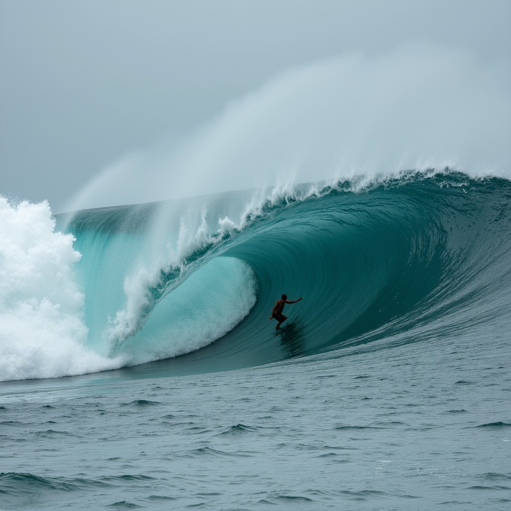 Wave Free Ridesrs Free Majestic Wave Riding Image - Surfing, Wave, Barrel | Download at ...