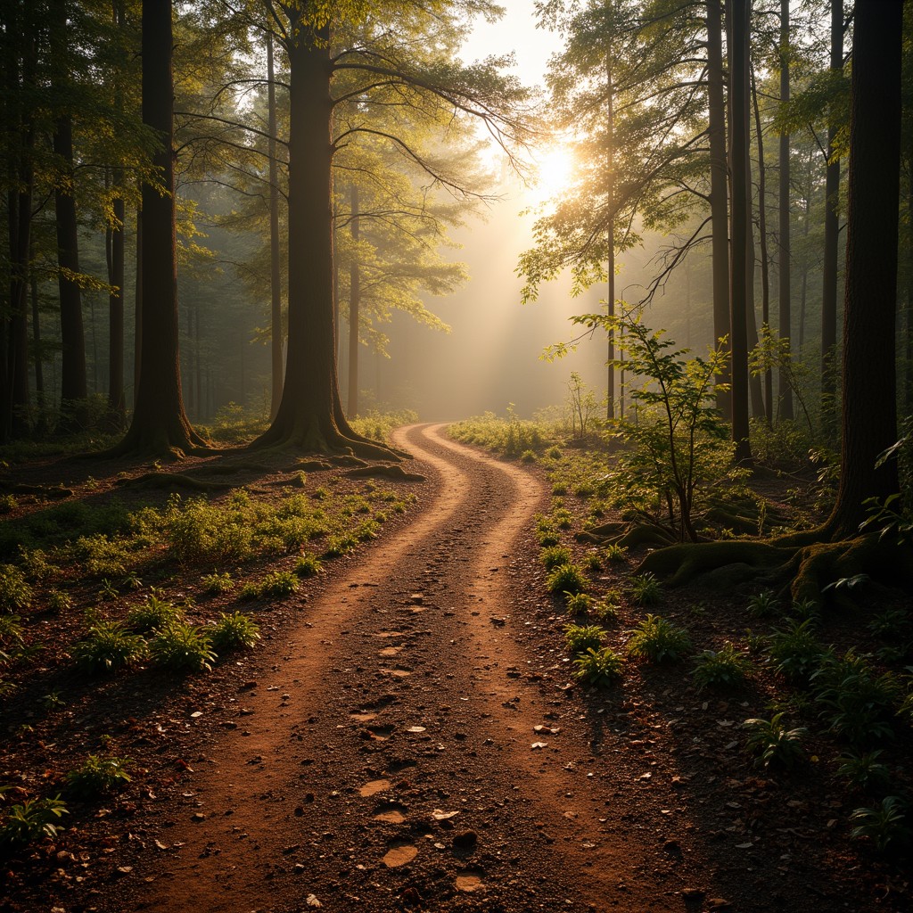 Free Misty Forest Path Image - Forest, Path, Misty | Download at StockCake