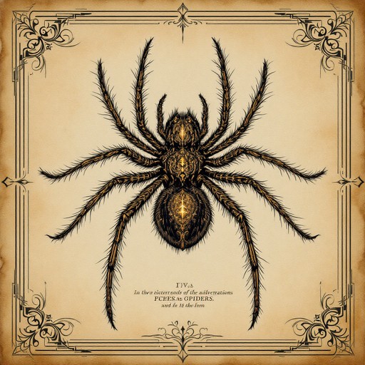 Free Vintage Spider Illustration Image - Spider, Arachnid, Vintage ...