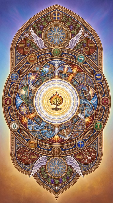 Free Sacred Biblical Mandala Image - Mandala, Biblical, Sacred ...