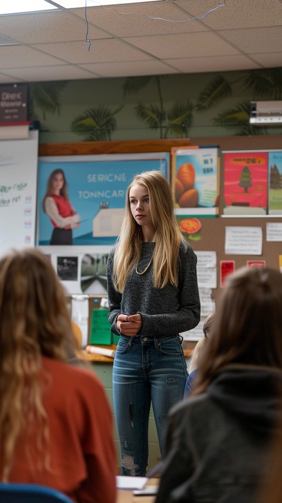 Students Present In Class Free Classroom Presentation Activity Image - Education, Presentation ...