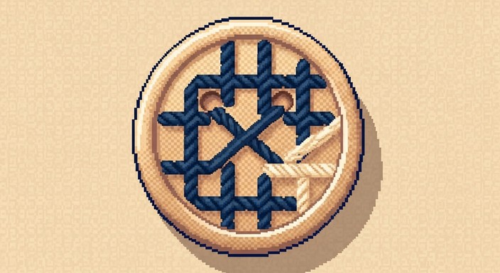 Free Pixelated Fabric Button Image | Download at StockCake