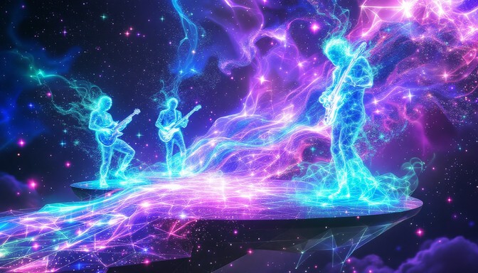 Free Luminous Energy Performance Image - Surreal, Cosmic, Musicians ...