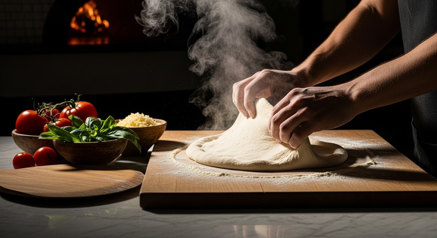 Free Artisanal Pizza Making Image - Pizza, Dough, Baking | Download at ...
