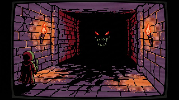 Free Pixel Art Illuminator Image - Pixel, Lamplighter, Corridor ...