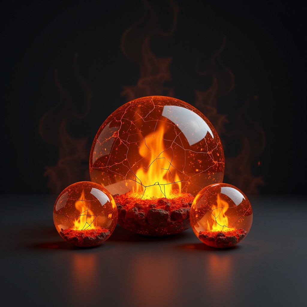 Fireframe Sphere Free Fiery Crystal Spheres Image - Fire, Sphere, Transparent | Download ...