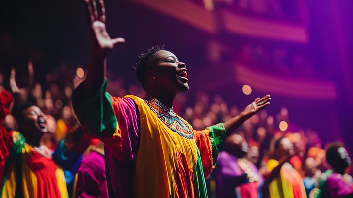 Colorful Choir Free Choir Performance Joy Image - Choir, Cathedral, Singing | Download ...