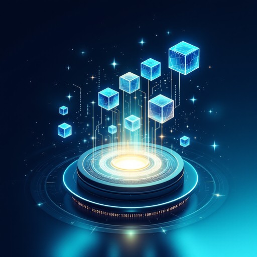 Free Digital Blocks Rising Image | Download at StockCake