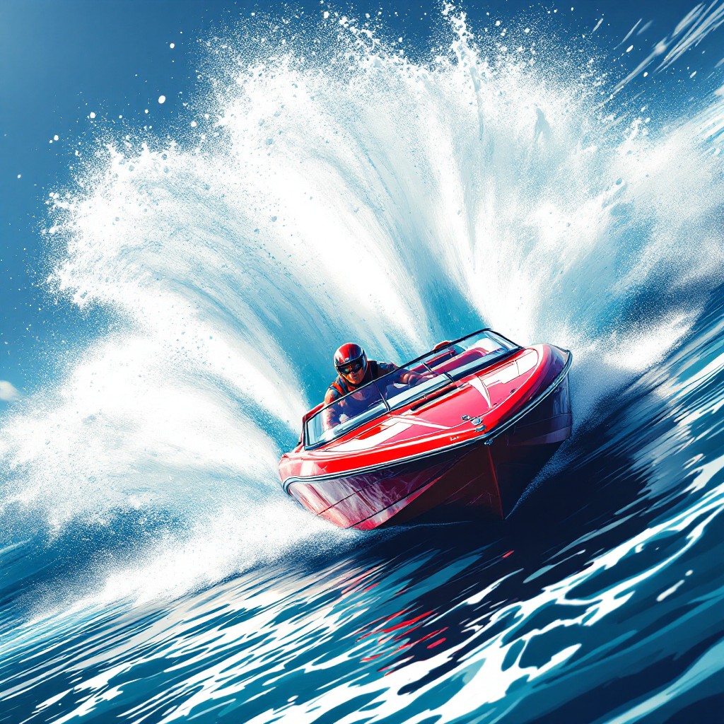 Free Speedboat Racing Action Image - Speedboat, Racing, Watercraft ...