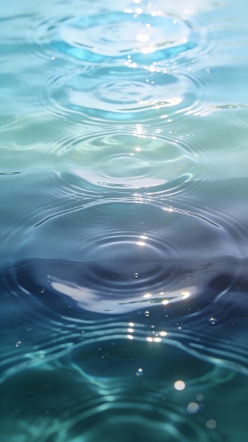 Water Geometry Ripples Free Vertical Water Geometry Image - Water, Blue, Ripples | Download at ...