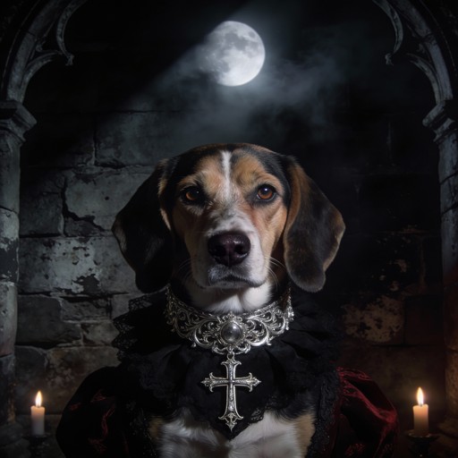 Free Gothic Beagle Portrait Image - Beagle, Dog, Canine | Download at ...