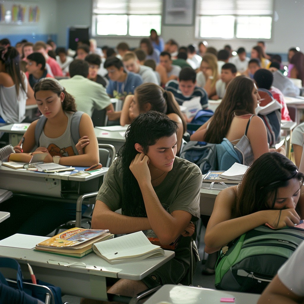 Busy Class Background Free Busy Classroom Study Image - Students, Classroom, School ...