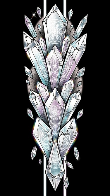 Shards Geometric Pattern Free Shattered Glass Geometry Image - Tattoo, Geometric, Glass ...