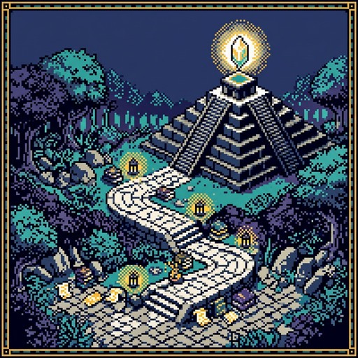 Free Mystical Pixel Journey Image - Pixel, Retro, Pyramid | Download at ...