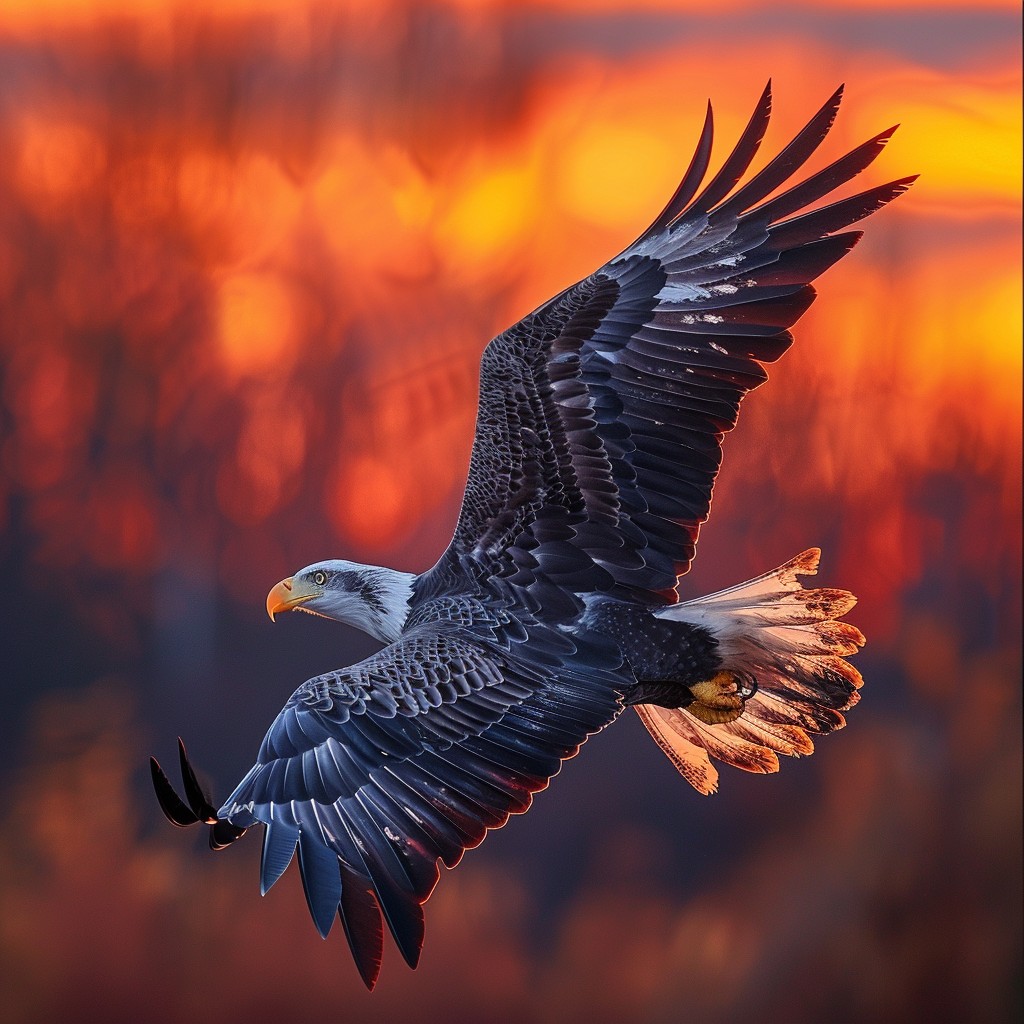 Free Eagle in Flight Image - Eagle, Wildlife, Sunset | Download at ...