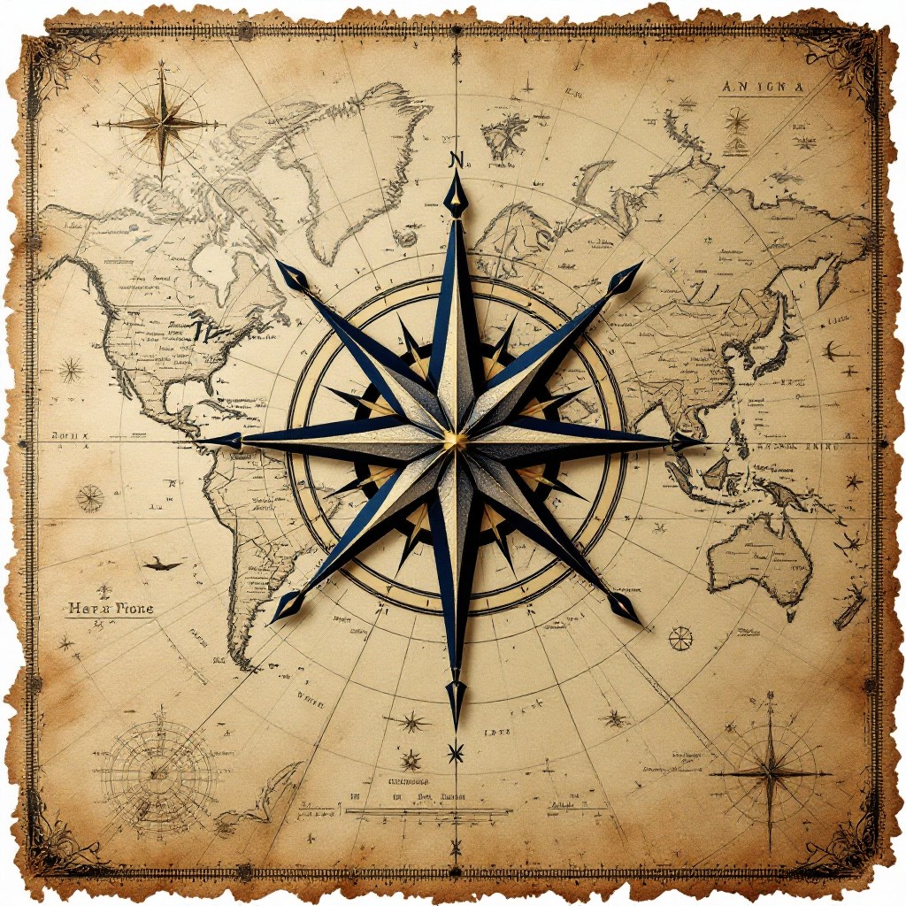 Free Ancient Compass Map Image - Vintage, Compass, Map | Download at ...