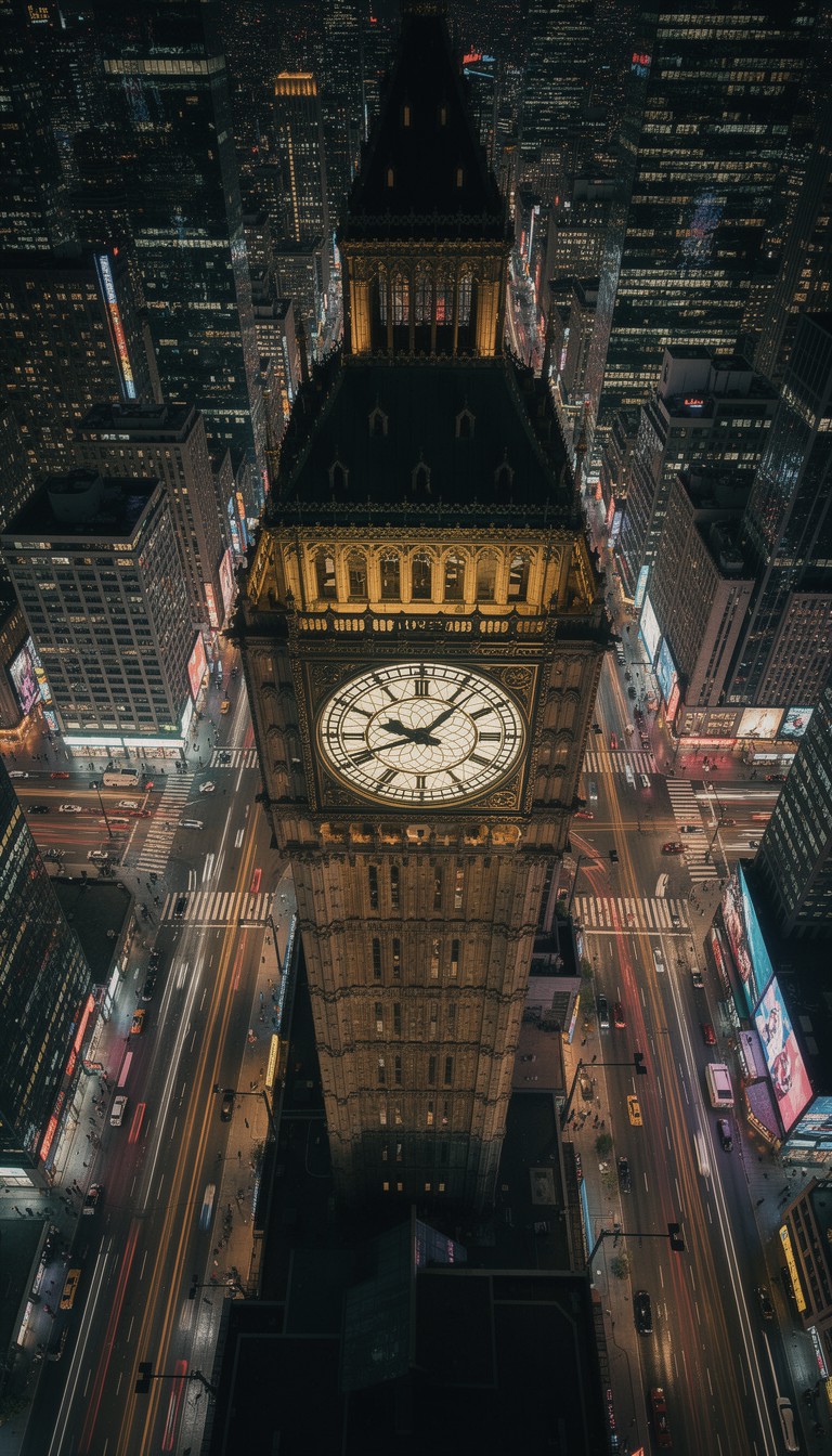 Free Midnight Clock Tower Image - Clocktower, Architecture, Cityscape ...