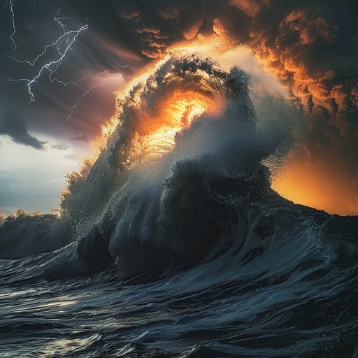 Free Stormy Sea Fury Image - Ocean, Sunset, Storm | Download at StockCake