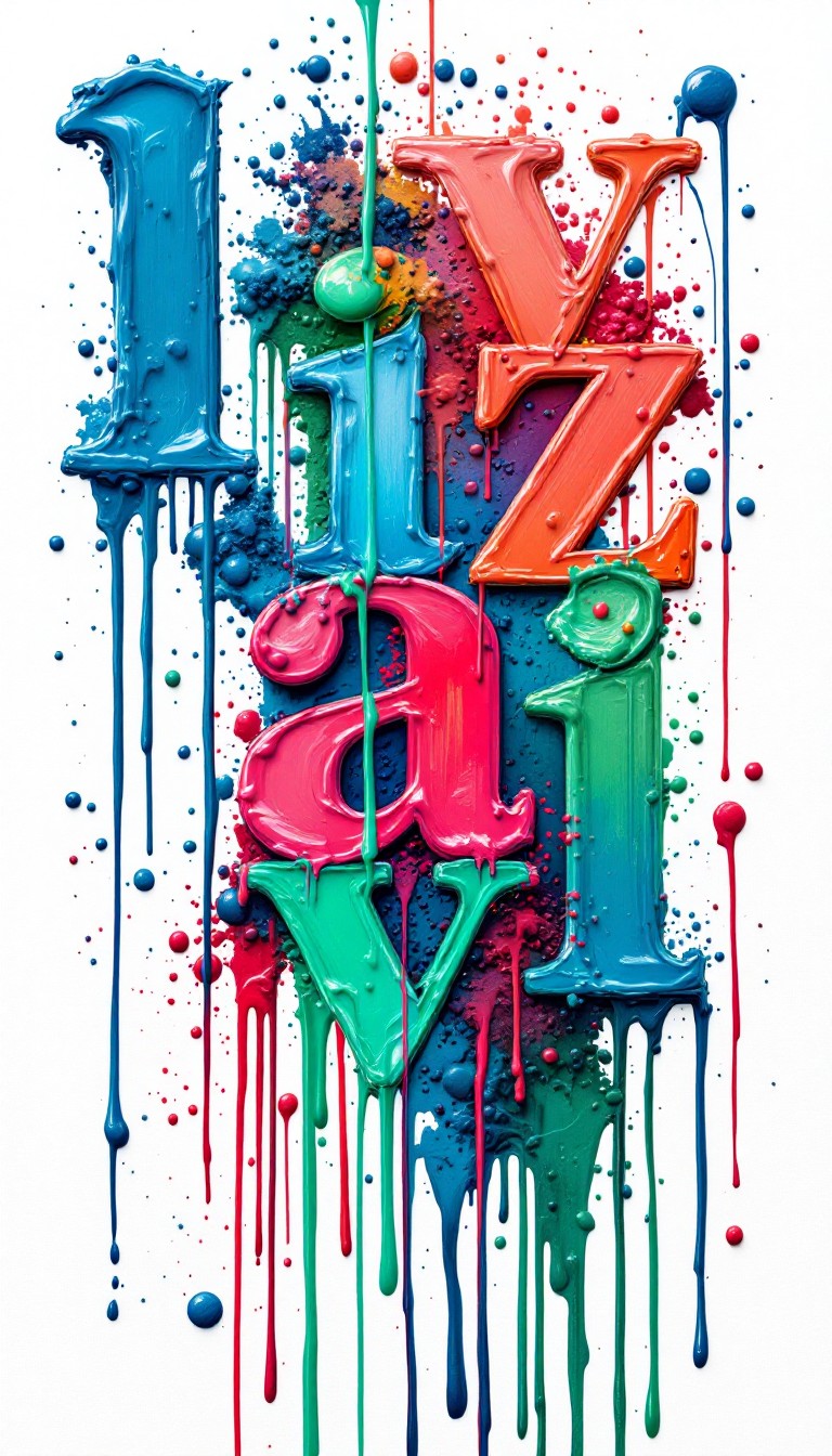 Free Dripping Paint Letters Image - Typography, Dripping, Paint ...