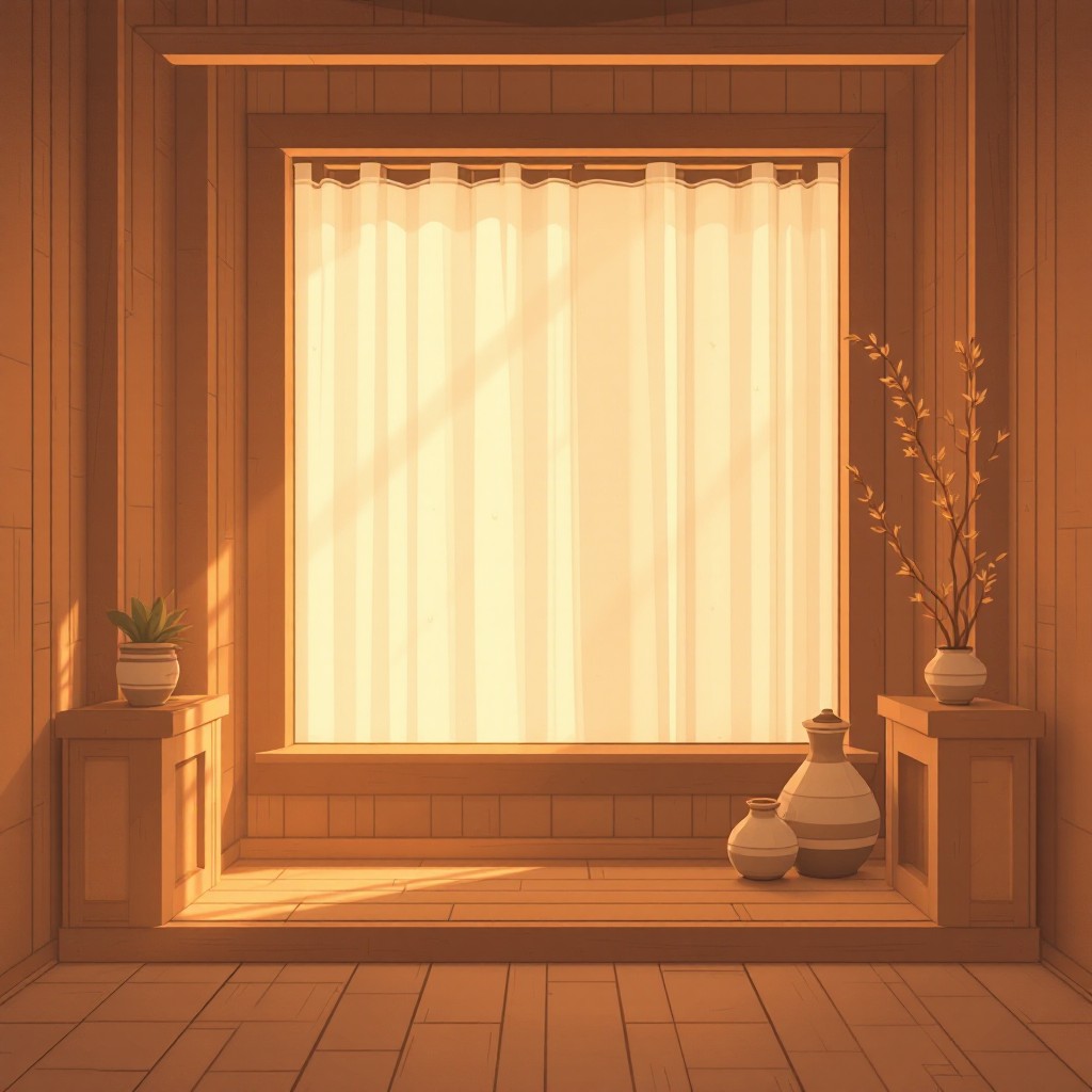 Window Scences Free Sunlit Window Scene Image - Window, Sunlight, Curtains | Download ...